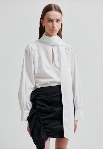 Camicia da donna 'Calico' di SECOND FEMALE in bianco: frontale