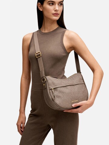 Borsa a tracolla 'Lorde 26' di Laura Biagiotti in beige: frontale