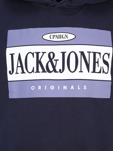 Jack & Jones Plus كنزة رياضية 'ARTHUR' بلون أزرق