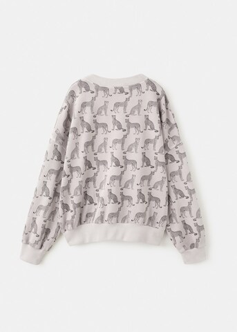 MANGO KIDS Sweatshirt 'Leo' in Grey