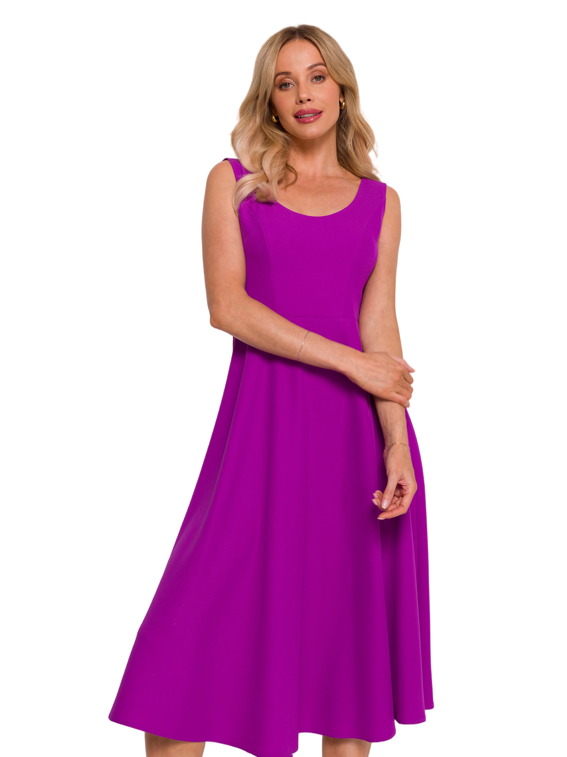 Stylove Sukienka 'Sukienka rozkloszowana' w kolorze fioletowy