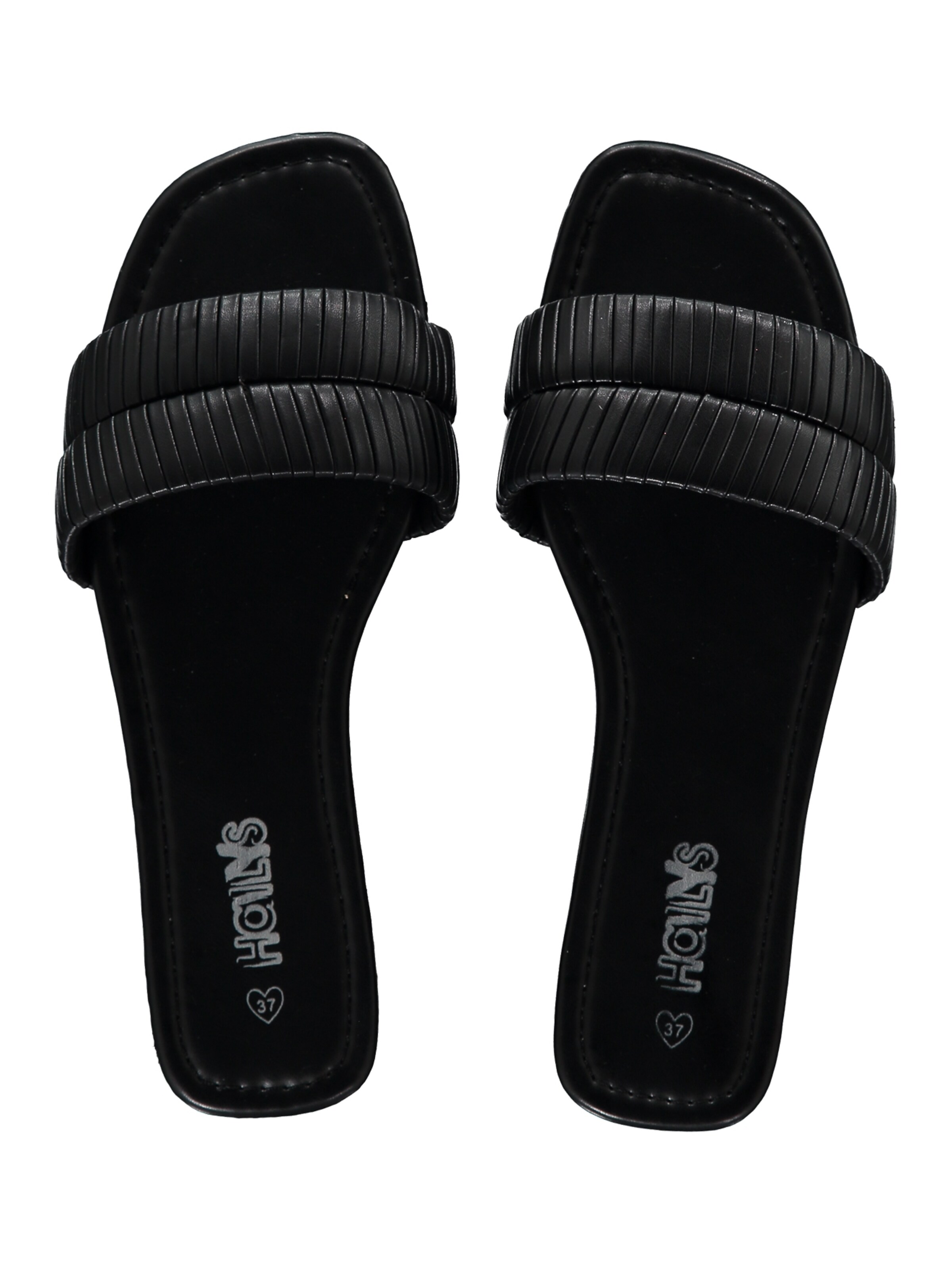 Hailys Pantoletter 'Pria' i sort