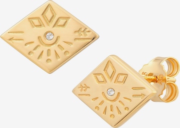 caï Earrings in Gold: front