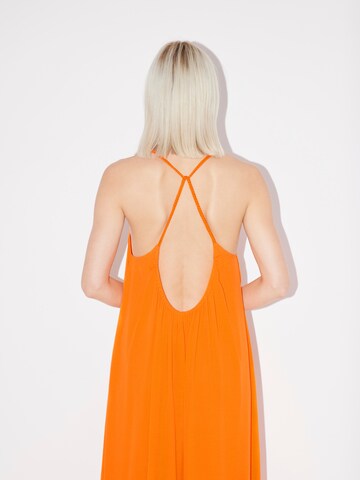 LeGer by Lena Gercke - Vestido de verano 'Liam' en naranja: atrás