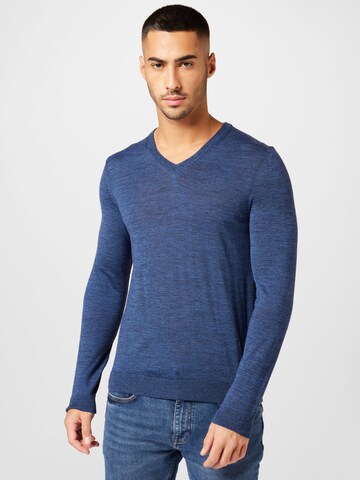 BOSS Sweater 'Melba' in Blue: front