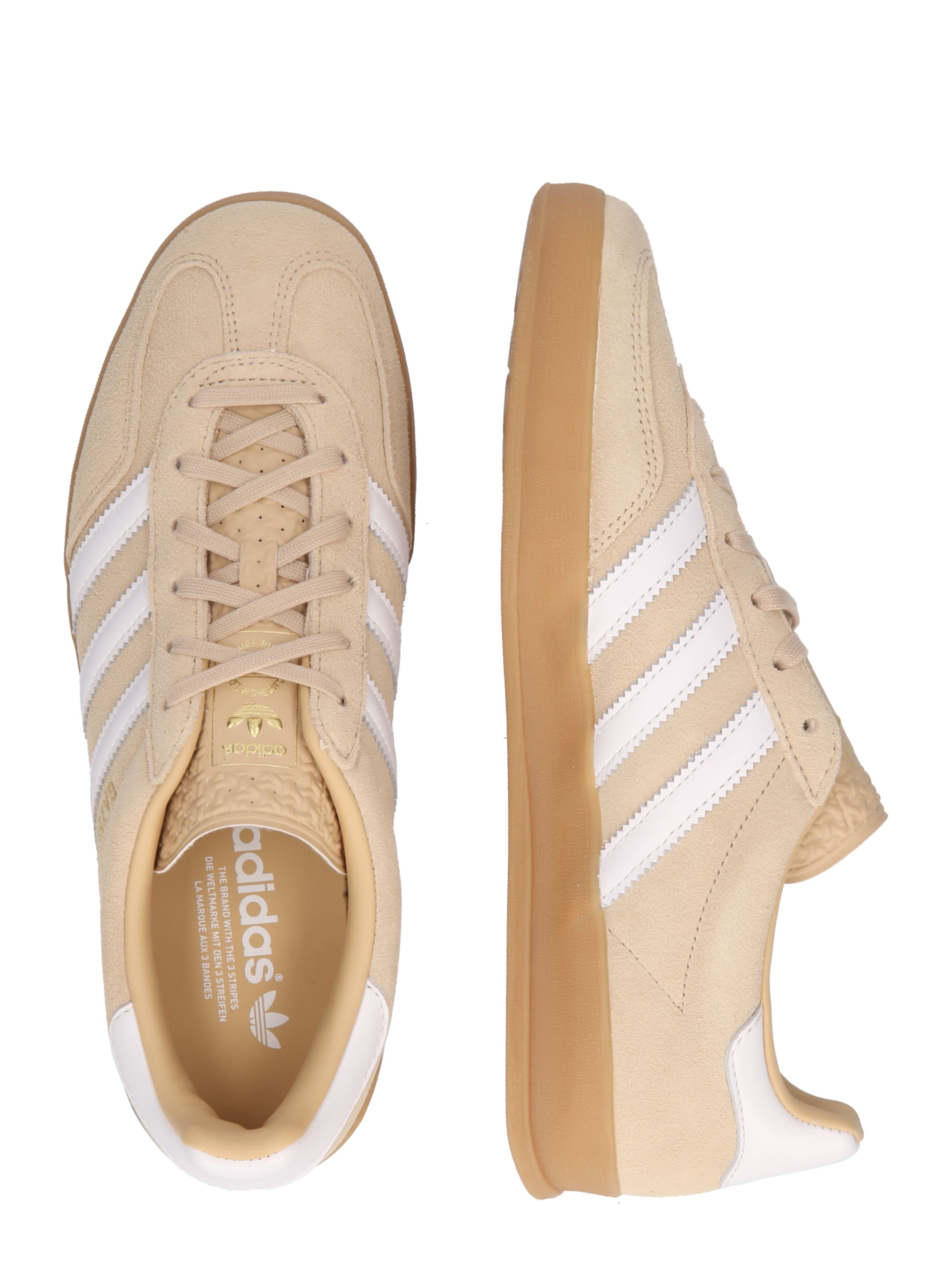 ADIDAS ORIGINALS - Sapatilhas baixas 'Gazelle' em bege