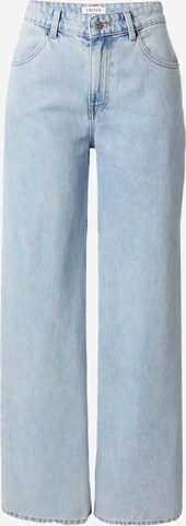 Wide leg Jeans 'Maleah' de la EDITED pe albastru: față