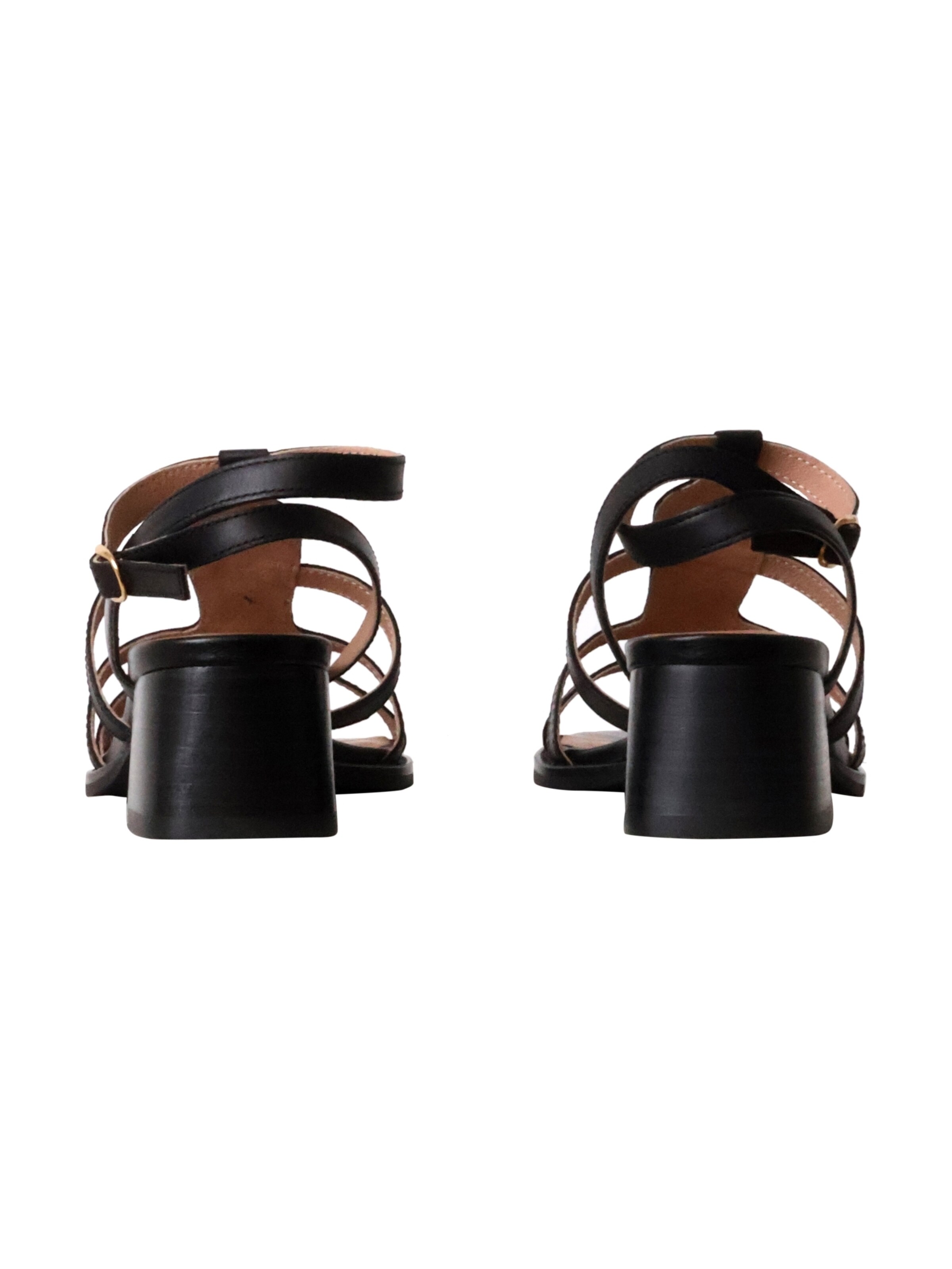 Sandalo 'Ledersandalen mit Absatz Catalina' di Emilie Karston in beige