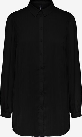 Camicia da donna 'Blume' di PIECES in nero: frontale