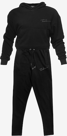 Survêtement Tom Barron en noir : devant