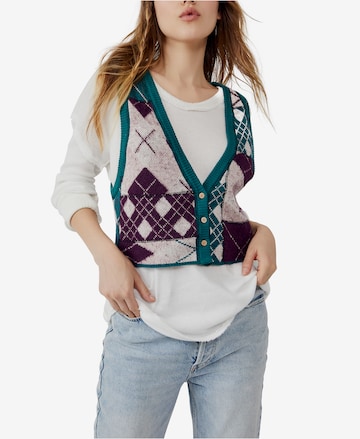 Free People Knitted vest 'Camilla' in Mixed colours: front