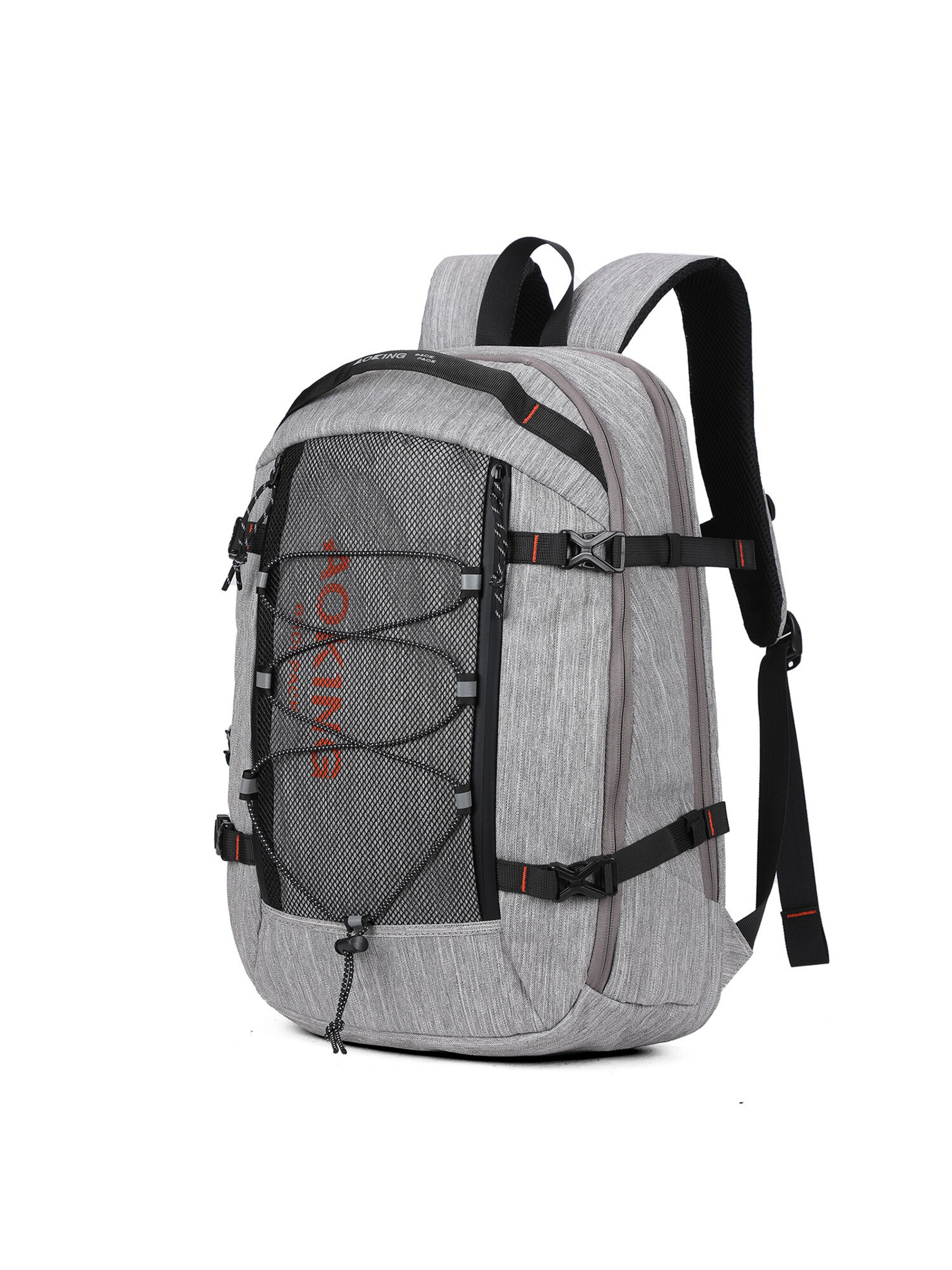 Aoking Rucksack in Grau: Vorderseite