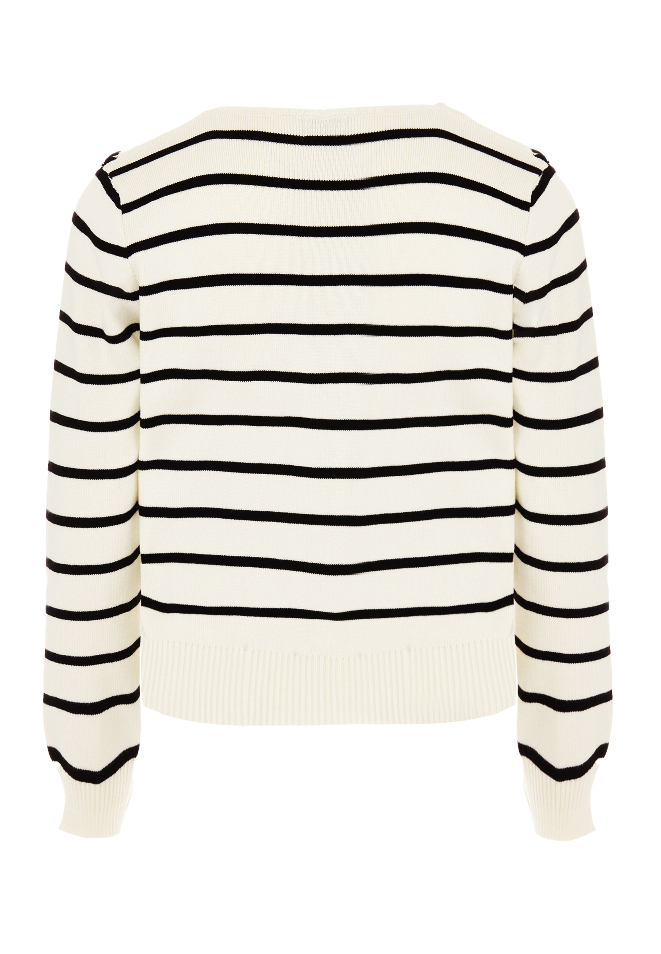 NAEMI Gebreid vest in Wit