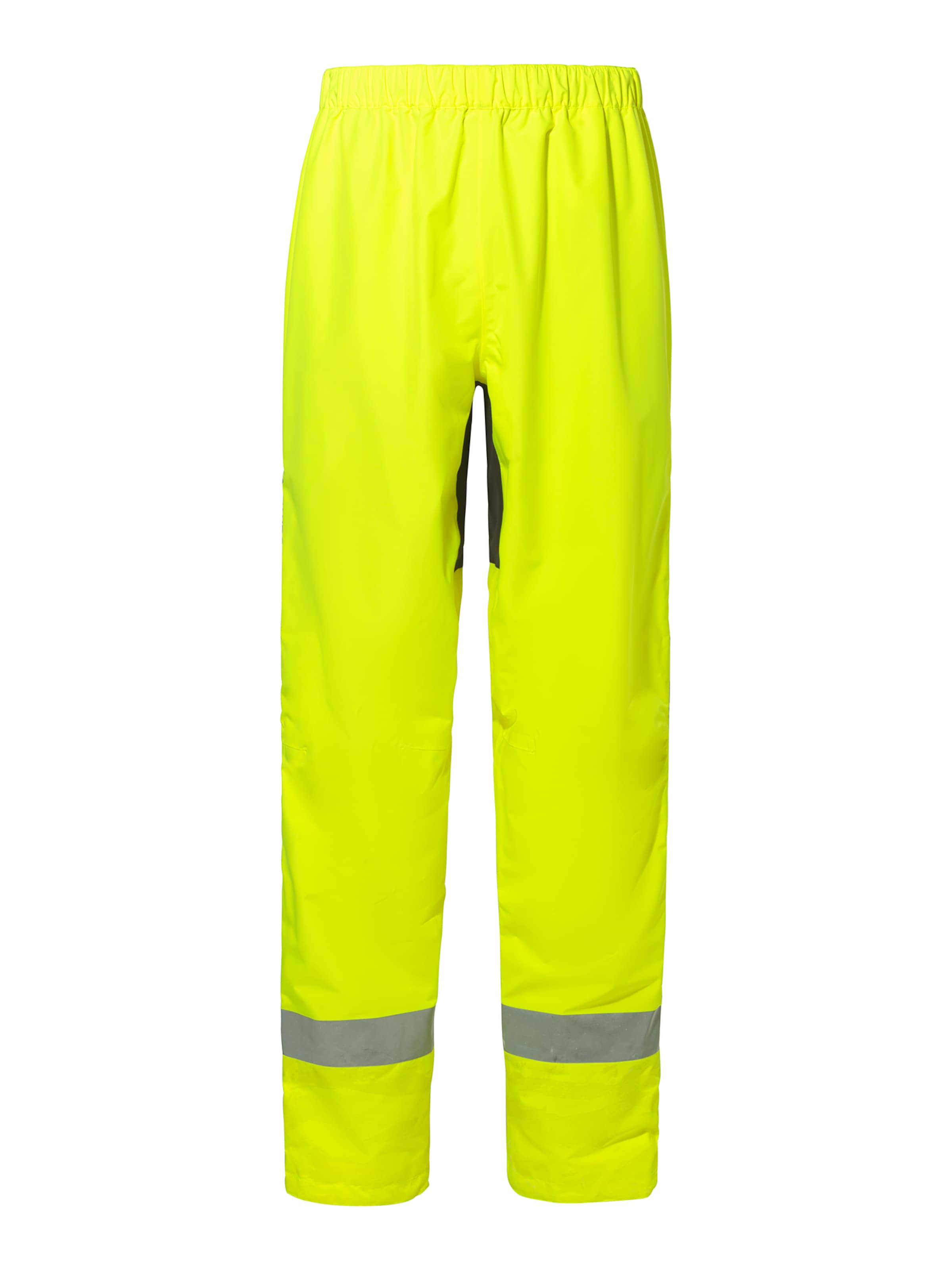VAUDE Regular Outdoor trousers 'Luminum Rain' in Yellow: front