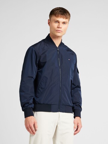TOMMY HILFIGER Prehodna jakna | modra barva: sprednja stran