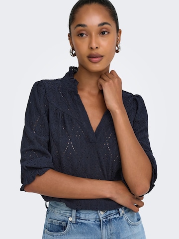 ONLY Bluse 'ONLZiggy' in Blau
