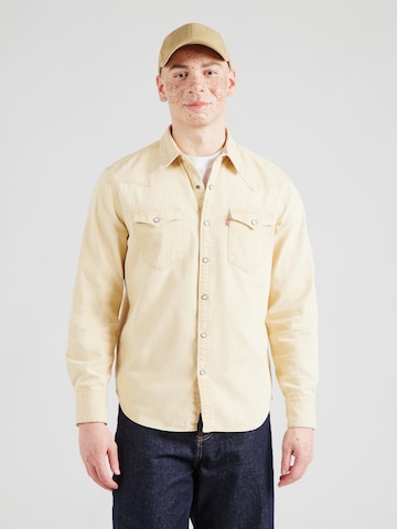 LEVI'S ® - Regular Fit Camisa 'BARSTOW WESTERN' em verde: frente
