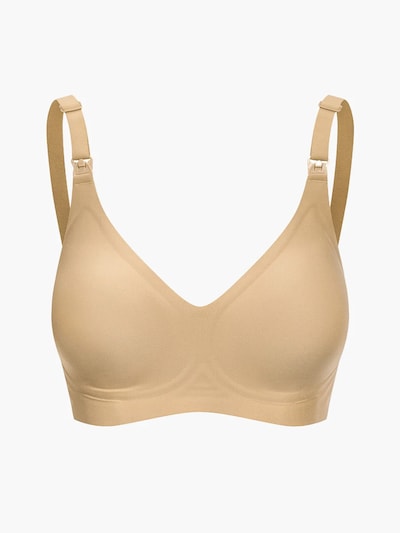 cfab (formerly creamy fabrics) Soutien-gorge 'Comfort Maternity Still-BH ohne Bügel' en 75 en beige, Vue avec produit