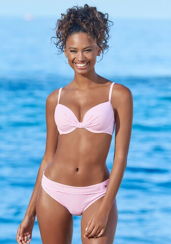 s.Oliver Push-up Bikini in Roze: voorkant