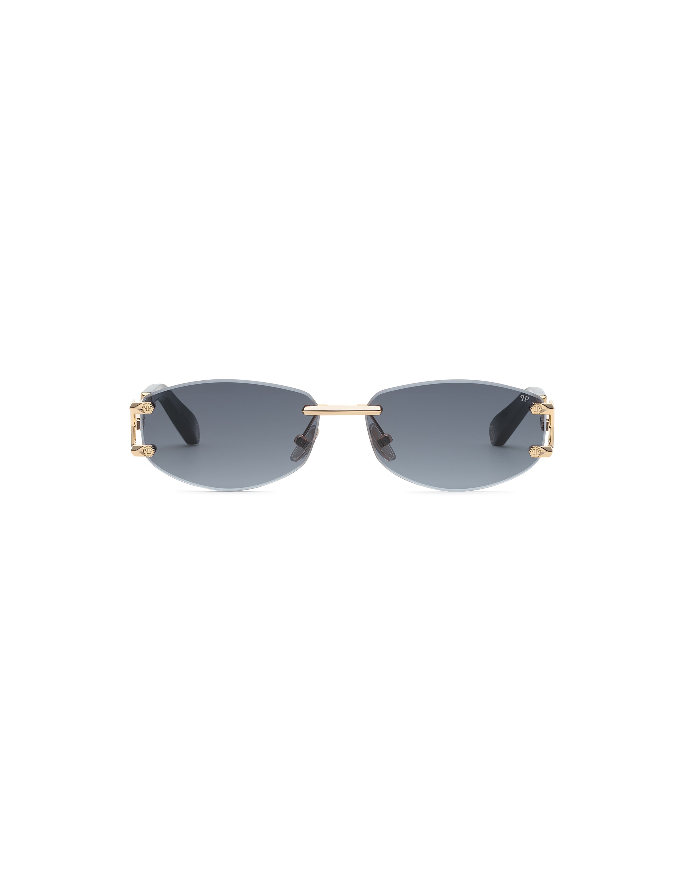 Philipp Plein Sunglasses in Black: front