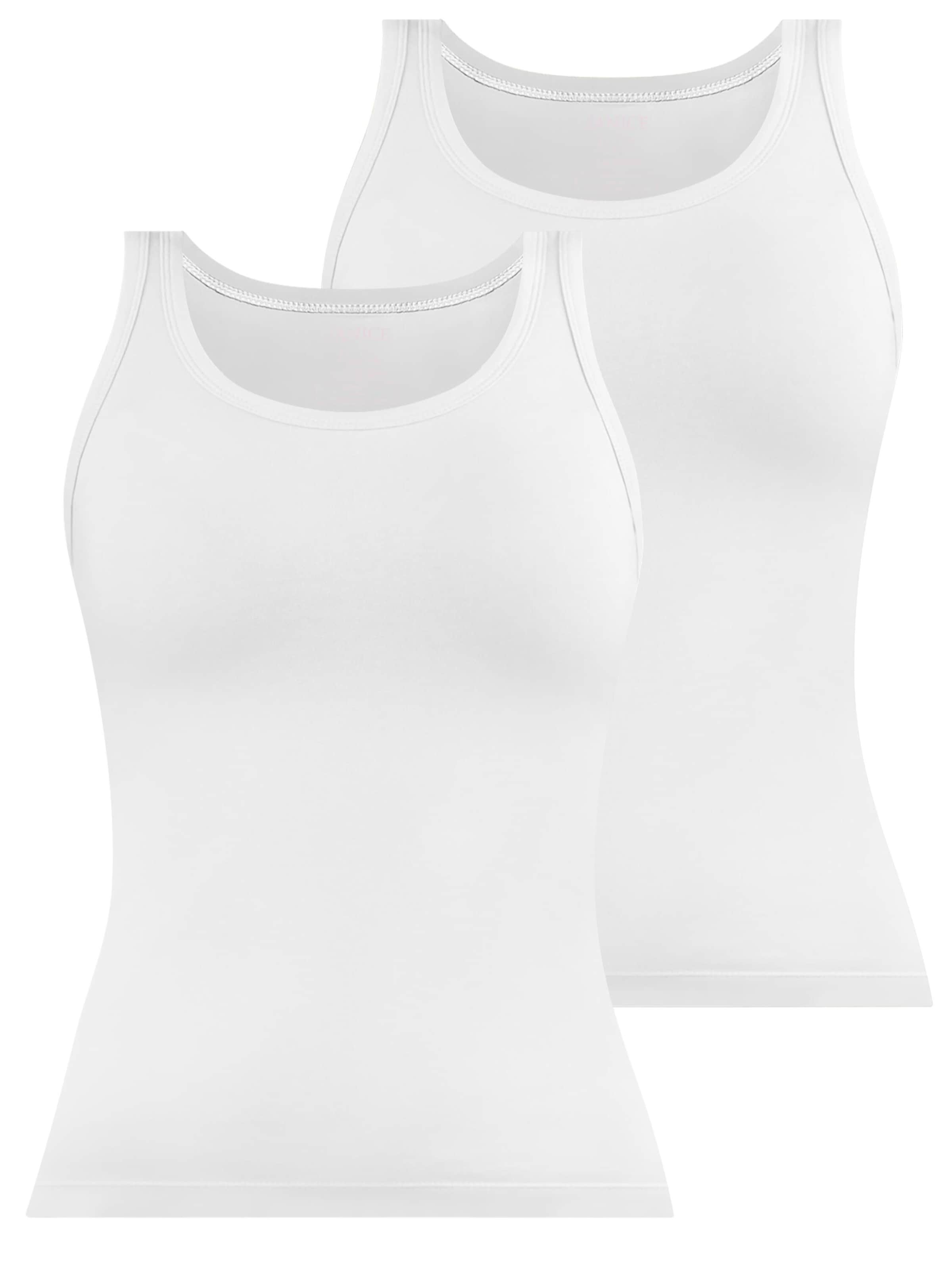 Top di Janice in bianco: frontale