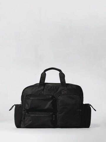 ARMANI EXCHANGE - Bolsa de viaje en negro: frente