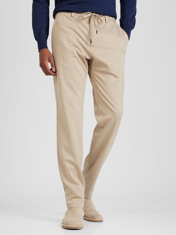 s.Oliver Tapered Broek in Beige: voorkant