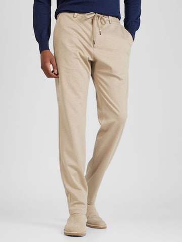 Effilé Pantalon s.Oliver en beige : devant