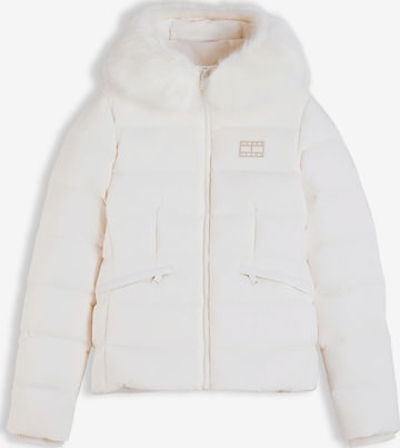 Giacca invernale di Tommy Jeans in bianco: frontale