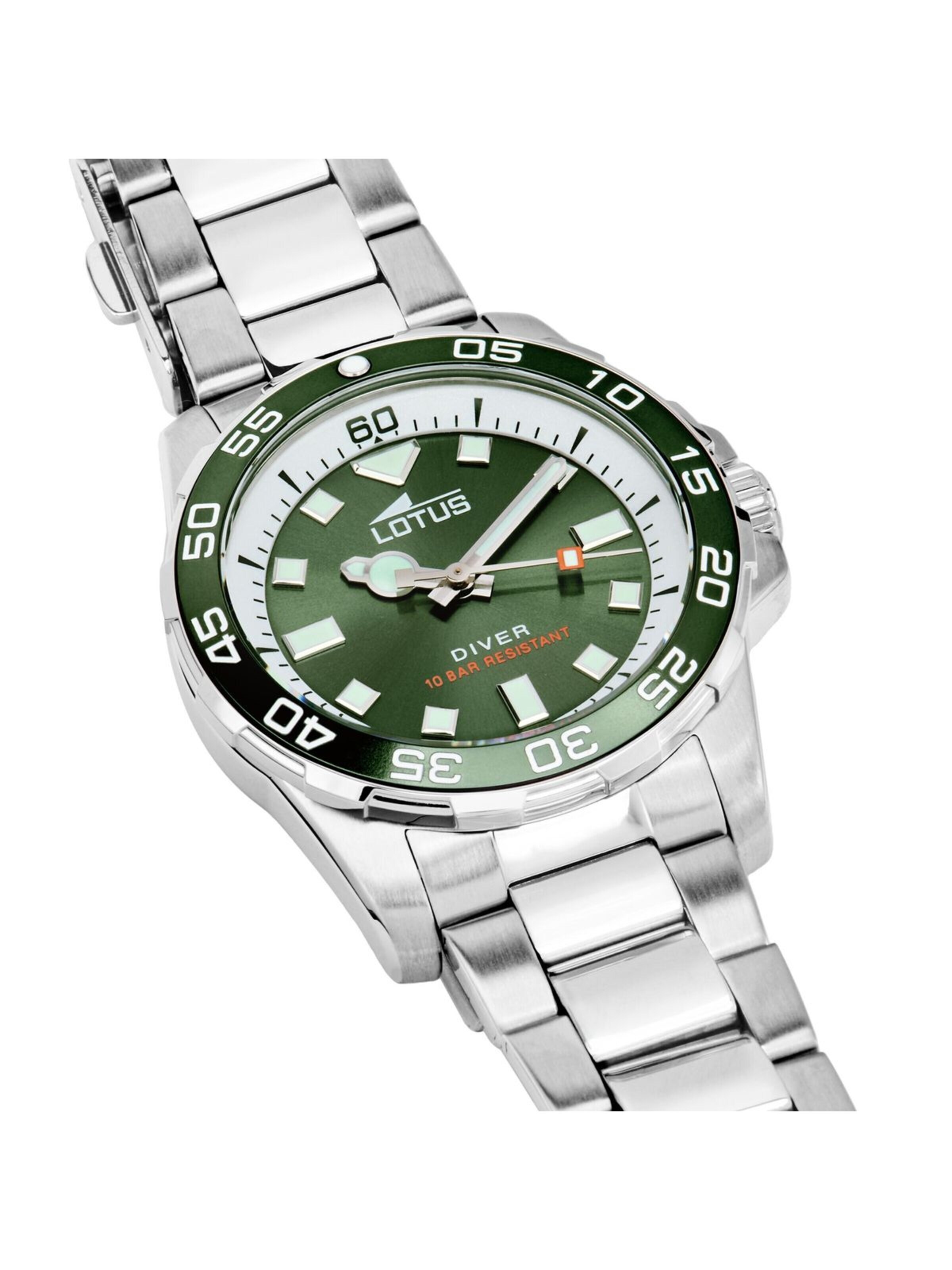 Montre à affichage analogique 'Lotus - Watch Trendy - Quartz watch movement - Watch case width: 36.8 mm' Lotus en vert