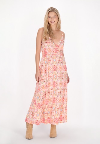 IZIA Summer Dress in Pink: front