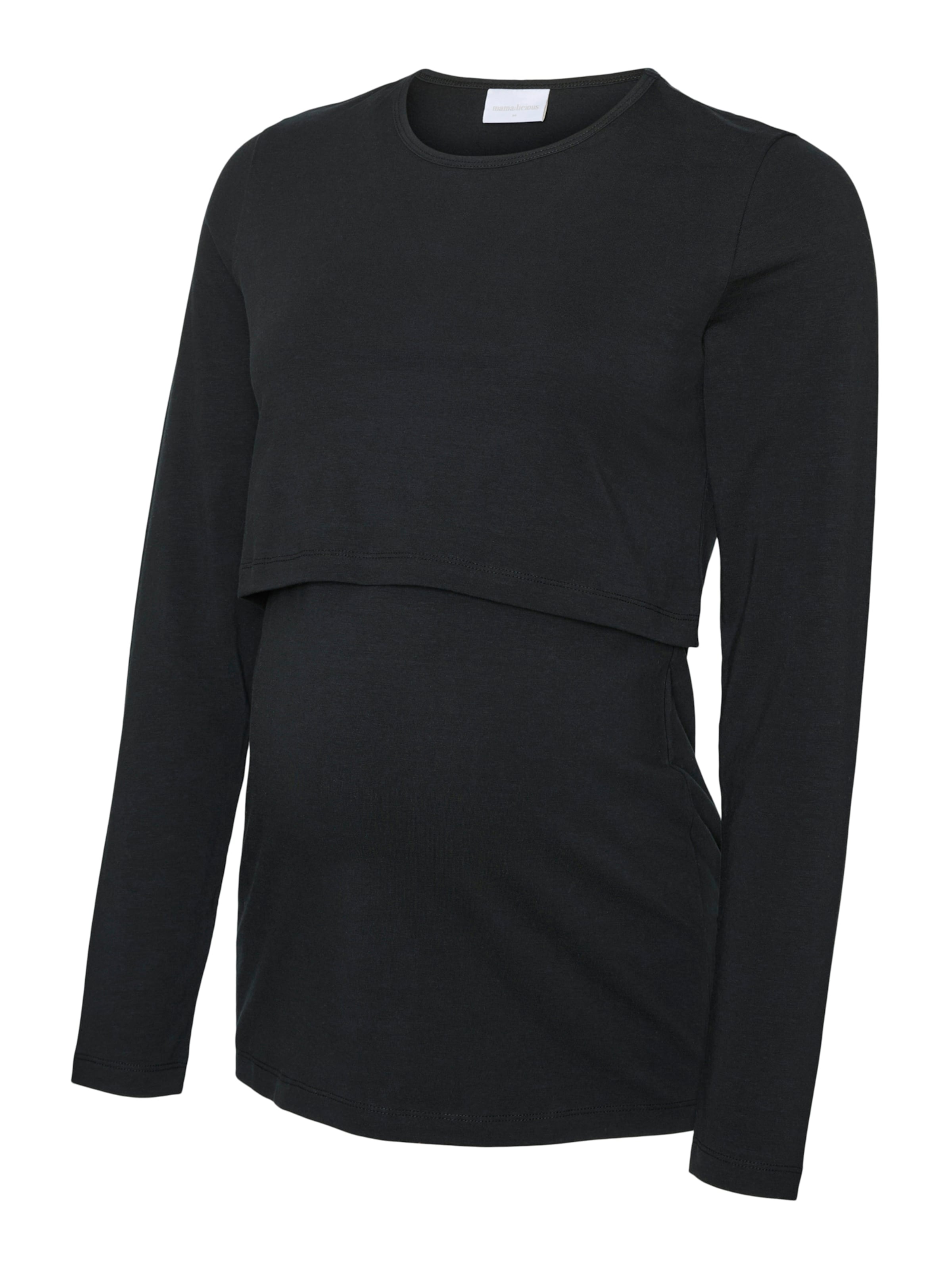 MAMALICIOUS Tričko 'MLKERRIE JUNE' – černá: přední strana