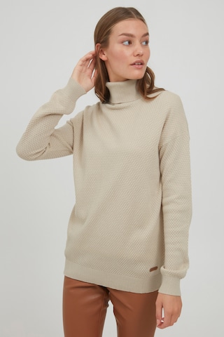 Oxmo Trui 'Sina' in Beige: voorkant