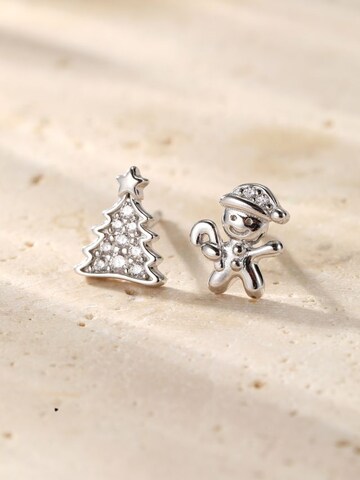 Boucles d'oreilles 'Merry Duo' Hey Happiness en argent