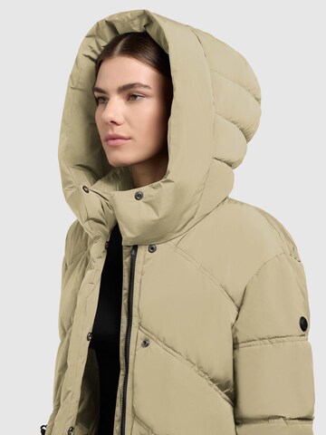 khujo Winter Coat 'Aridana' in Green