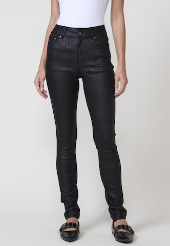 KOROSHI Liibuv Teksapüksid, värv must: eest vaates