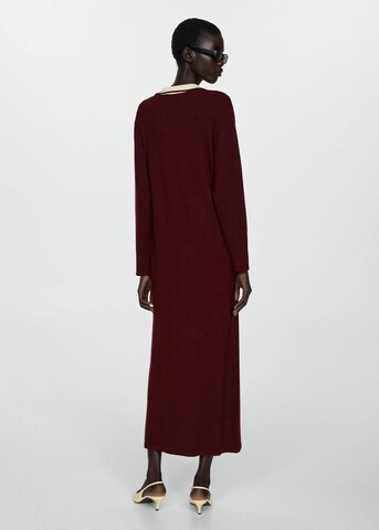 MANGO Strickkleid 'Bianca-a' in Rot