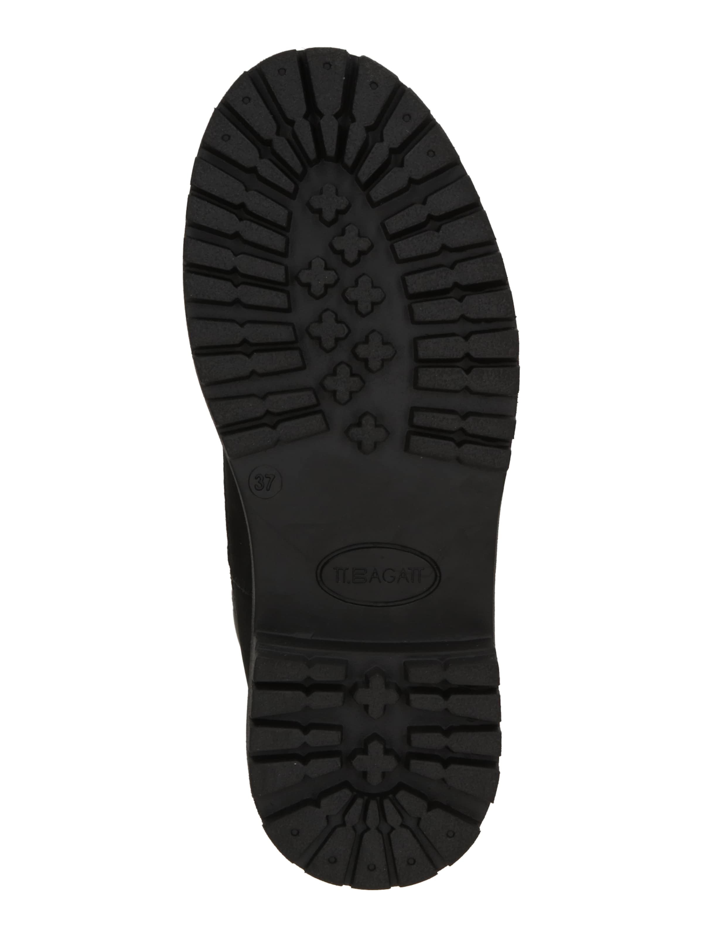 TT. BAGATT Fűzős rövid szárú csizmák - fekete