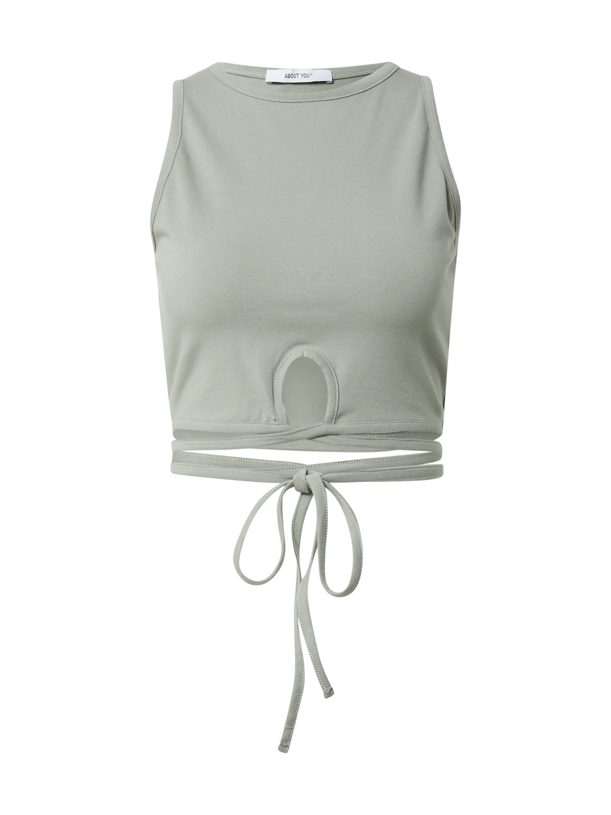 ABOUT YOU Top 'Isabeau' in Green: front