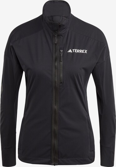 ADIDAS TERREX Sports jacket 'Xperior' in Black / White, Item view