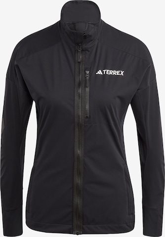 ADIDAS TERREX Athletic Jacket 'Xperior' in Black: front