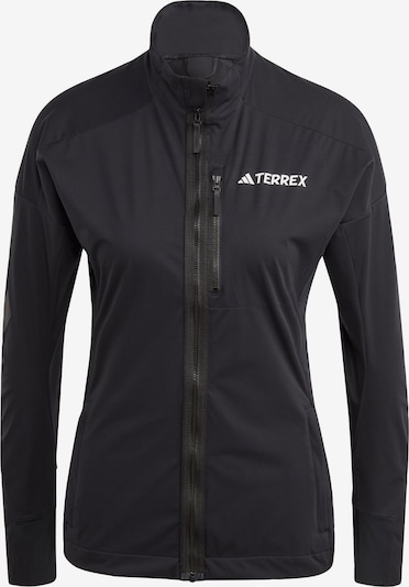 ADIDAS TERREX Zunanja jakna 'Xperior' | črna / bela barva, Prikaz izdelka