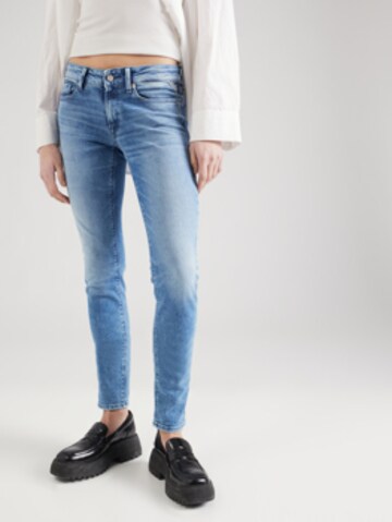 REPLAY Slimfit Jeans 'NEW LUZ' i blå: forside