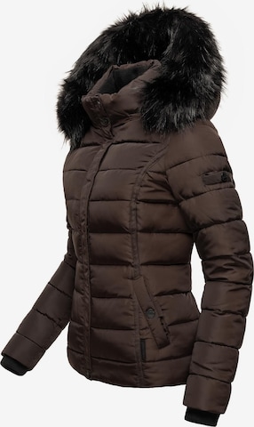 NAVAHOO Winter Jacket 'Miamor' in Brown