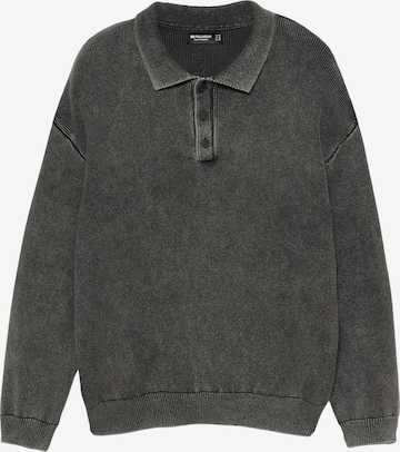 Pull&Bear Sweater in Black: front