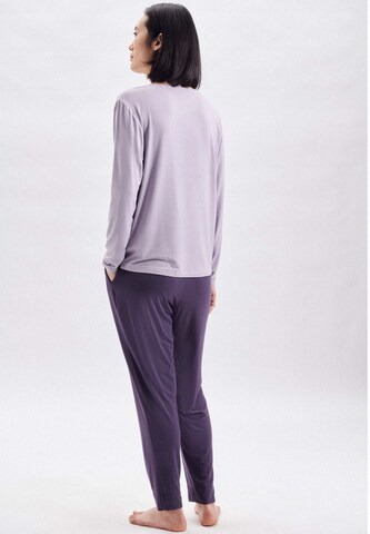 SEIDENSTICKER Pajama Pants 'Heart' in Purple