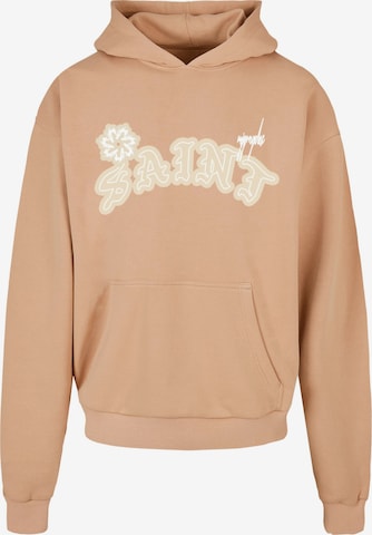 MJ Gonzales Sweatshirt 'Saint' in Beige: voorkant