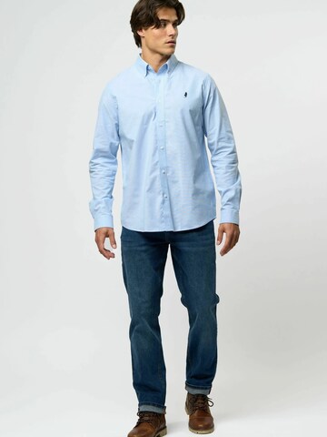 MCS Regular fit Overhemd in Blauw