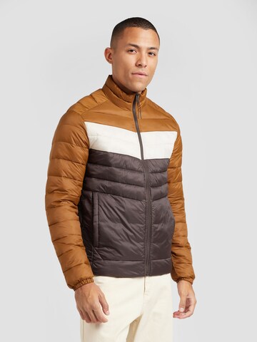 Veste mi-saison 'JJESPRINT' JACK & JONES en marron : devant