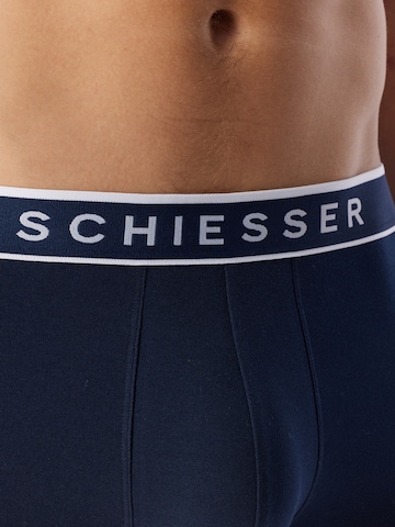 SCHIESSER Langer Boxershort ' 95/5 Multi ' in Blau